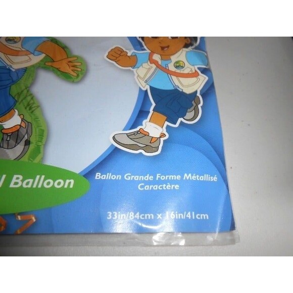 Nickelodeon Nick Jr. 33" Go Diego Go Super Shape Foil Jumbo Balloon - Picture 5 of 8